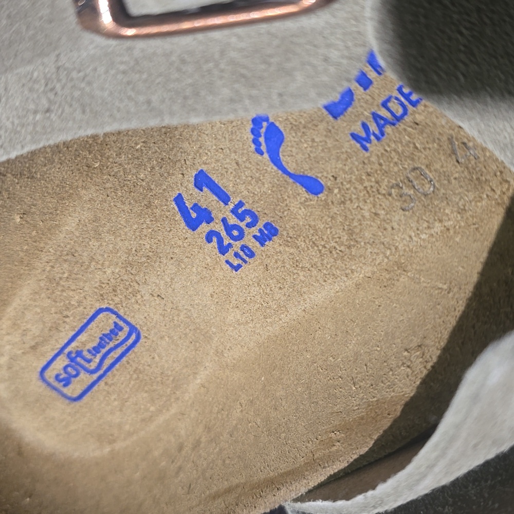 Birkenstock Women's Boston Soft Footbed Suede Clog, Taupe, Retail $169.95 USD - Picture 8 of 14